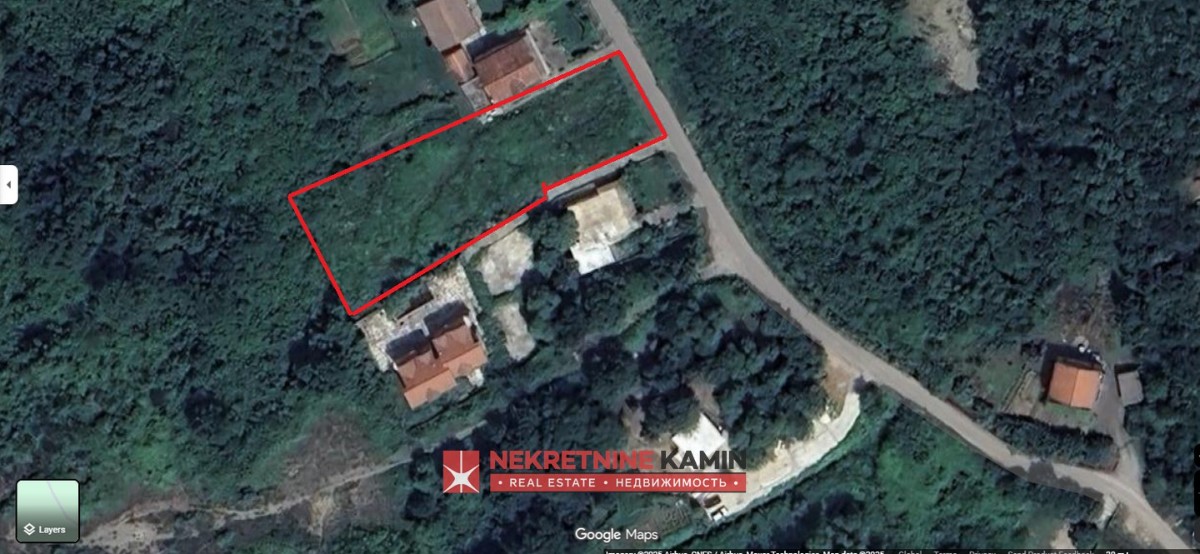 Urbanised Plot of 1864 m² near the Adriatic Highway, Lastva Grbaljska-Glavati, Kotor